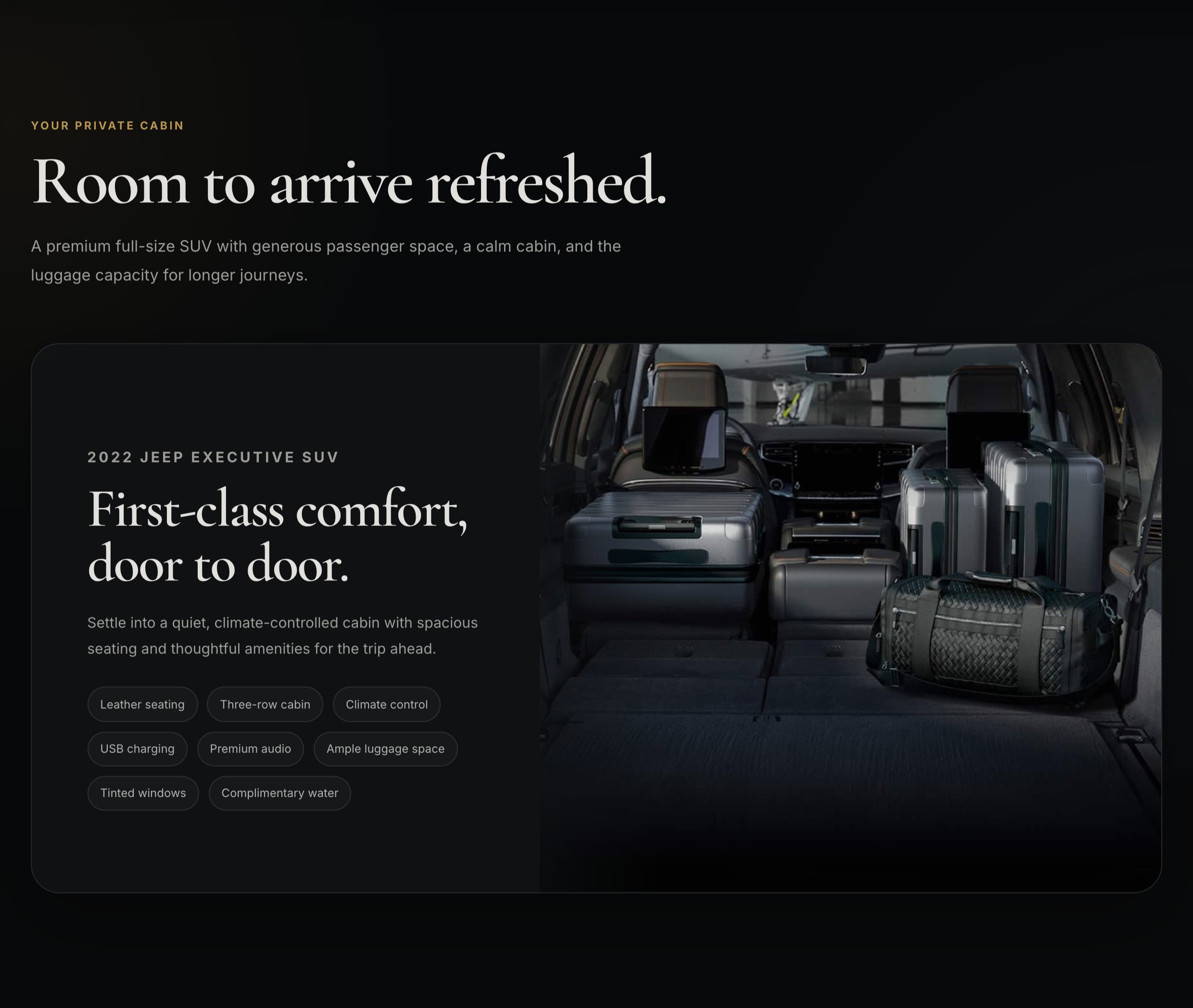 Vehicle section